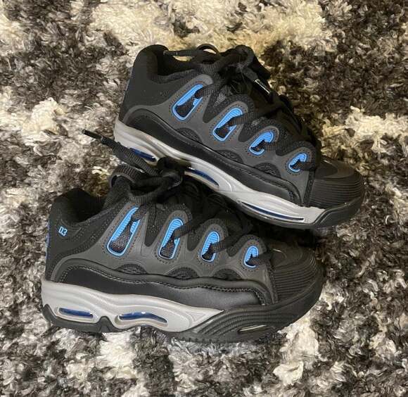 Osiris Other - Osiris D3 2001 Skate Shoes Black/Grey/Blue
